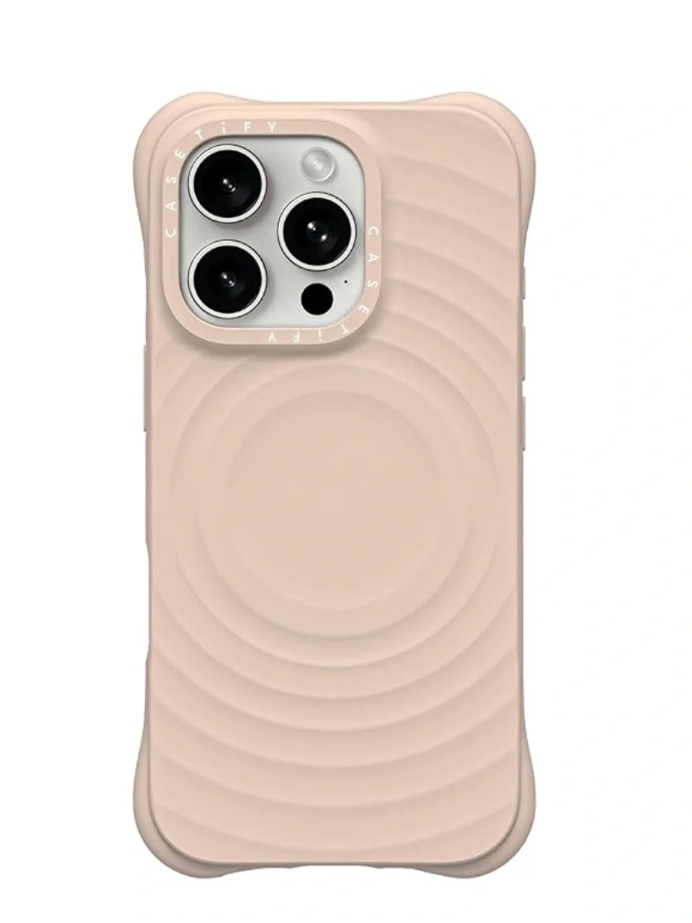 Casetify Beige Ripple Protective iPhone Case 16Pro